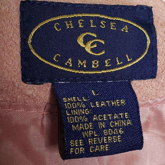 CHELSEA CAMBELL Pink Leather Jacket - Picture 7 of 7